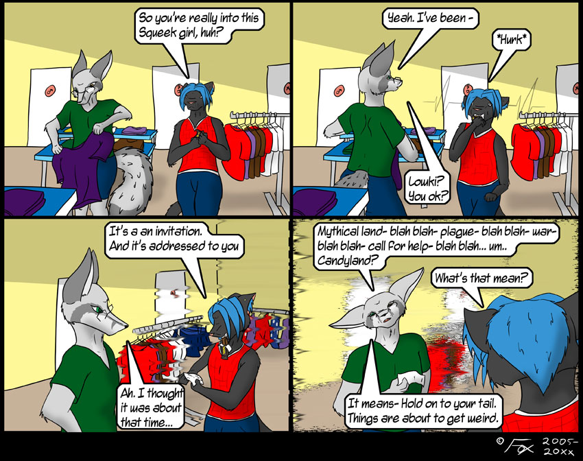 What a sweet invitation to... um... War and plague and stuff?