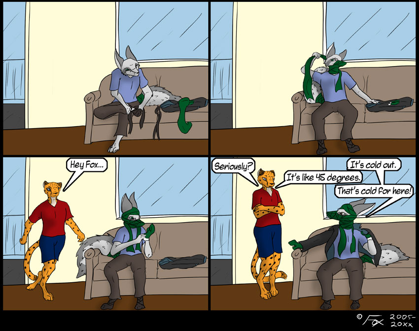 But you&#039;re already wearing a fur coat!