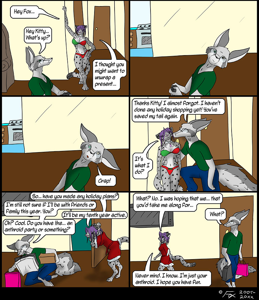 Looking a gift Kitten in the... um... mouth. 