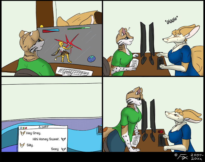 This comic does not pass the Bechdel Test.