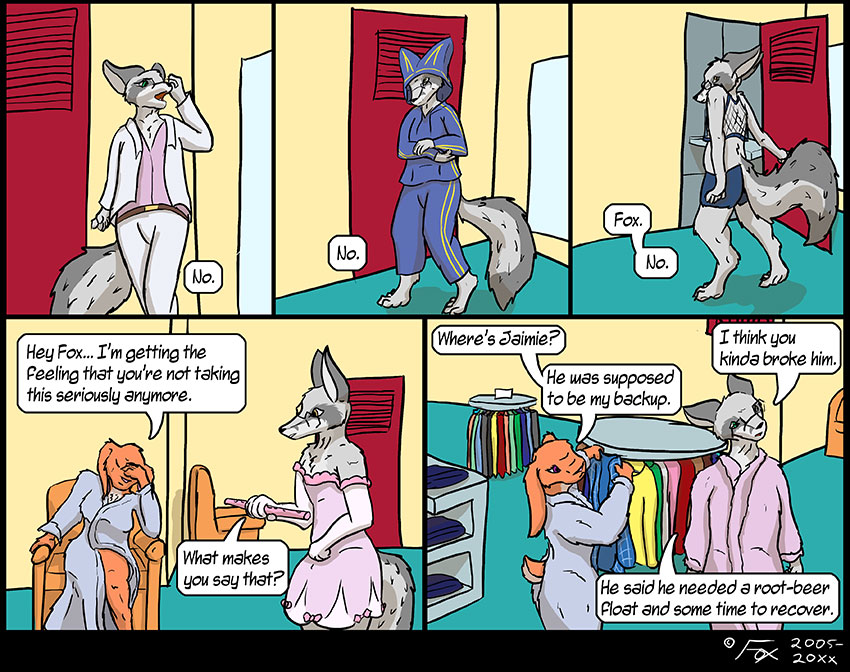 Maybe he&#039;s just getting ready for Halloween?