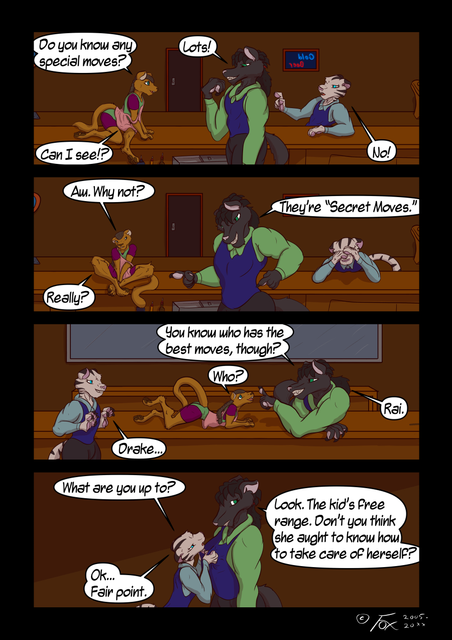 That BETTER not be innuendo, wolf.